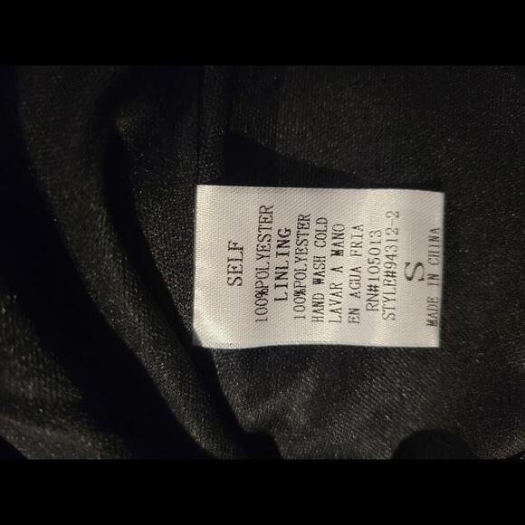 NWT Andree By Unit sparkly silver mini dress - Picture 5 of 5